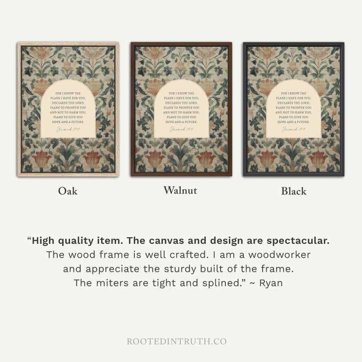 Rooted in Truth - Wholesale Kunstprint - Plannen voor jou Schrift Wandkunst Print Christelijk Cadeau Decor2