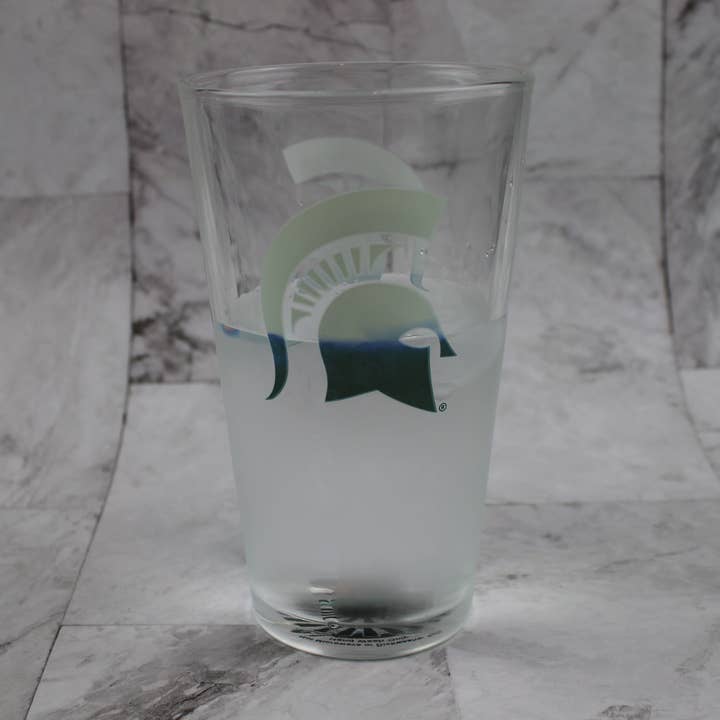 Michigan State University färg byta pint glas för wholesale av Sunkiss