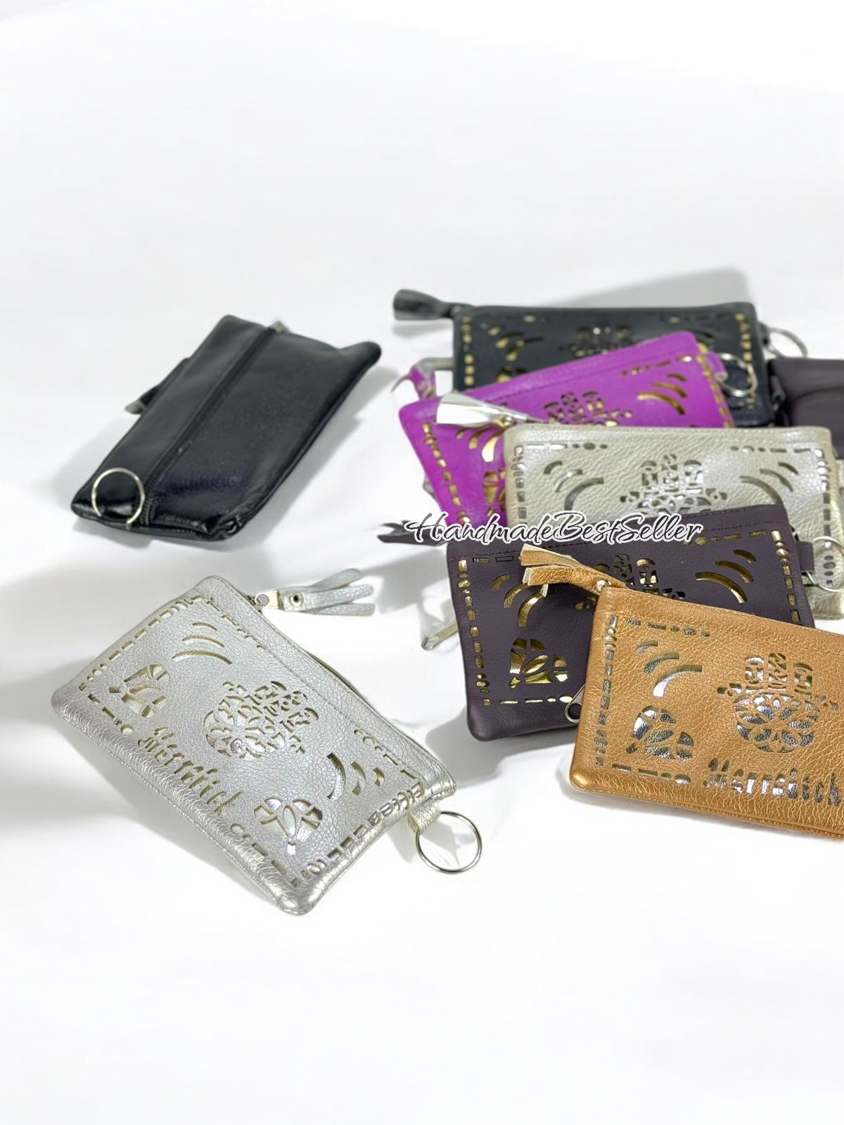 HandmadeBestSeller – wholesale Coin purse – Women’s – Handmade Faux Leather Coin Purse with Keyring1