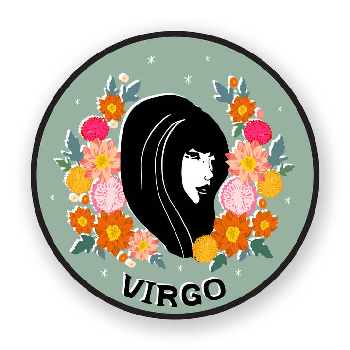 Tierkreis-Sticker: Jungfrau für den Großhandel von Antiquaria