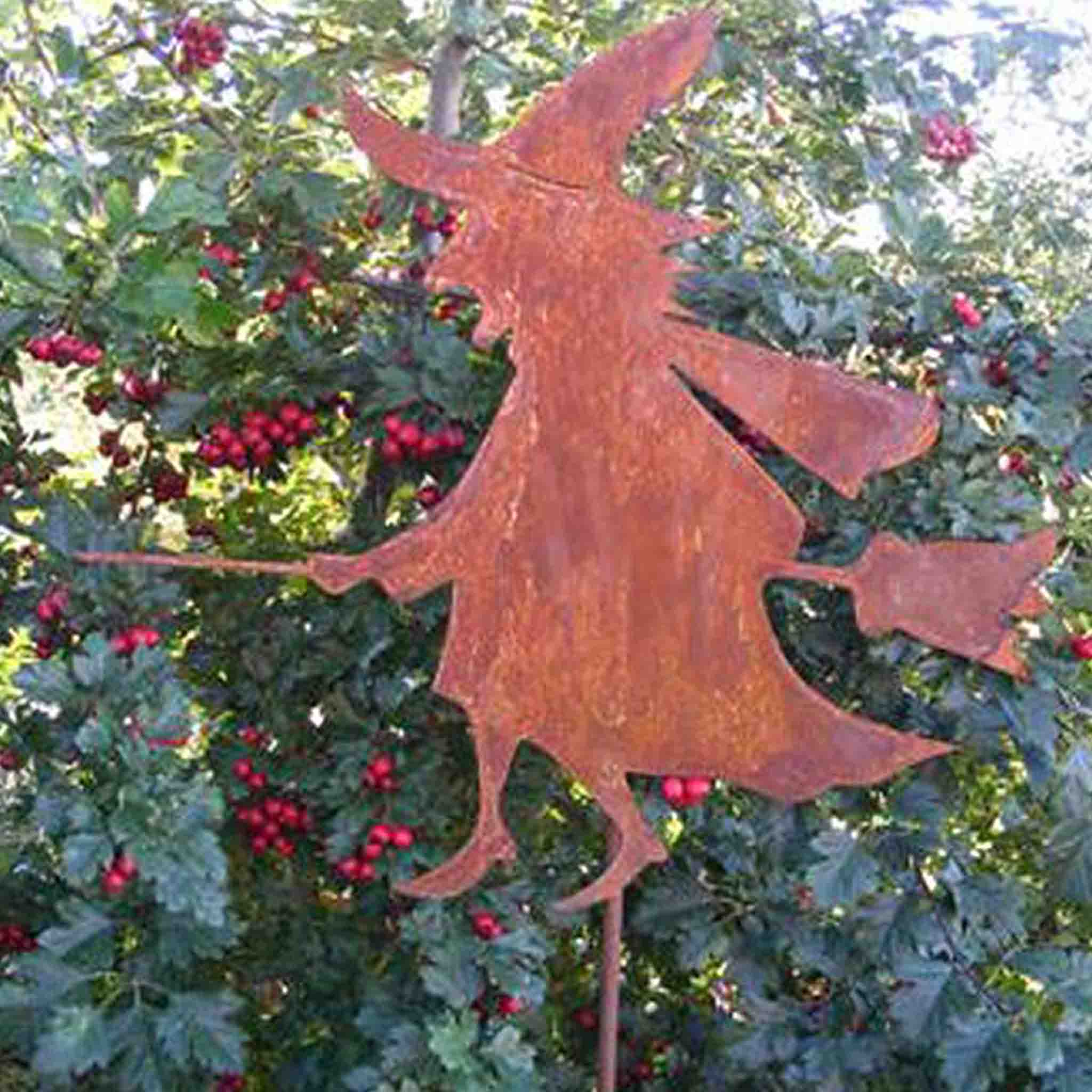 Rostikal - Wholesale Outdoor Ornament/Decor - Rusty metal decoration witch Halloween decoration4
