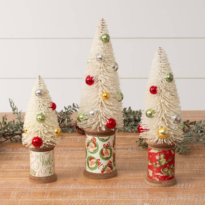 Vintage Spool Christmas Trees for wholesale by Crafted Hive Culture