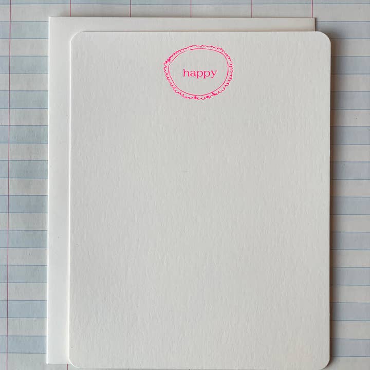 Parcel - Wholesale Stationery/Notecard Set - Happy