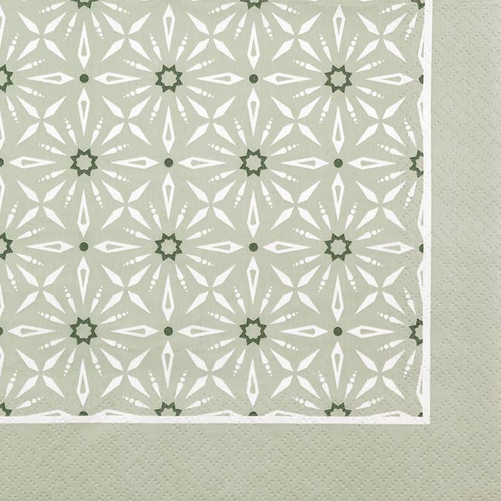 Lunch napkins Le Brienne olive for wholesale by Home Fashion - Carl Dietrich GmbH