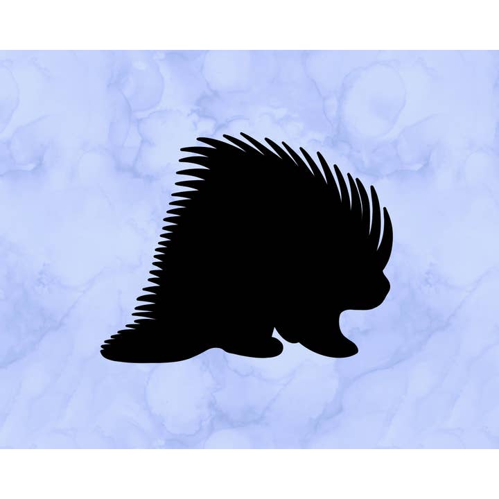 Porcupine Silhouette Decal (2") for wholesale by Sticking with You