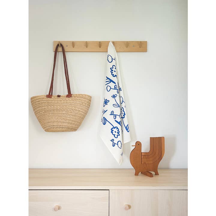 yarrow goods - Wholesale Tea towel - Blue Flowers Tea Towel2
