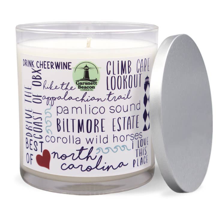 Garsnett Beacon Candle Co. - Wholesale Jar/Filled Candle - North Carolina - Things to Do Scented Candle0