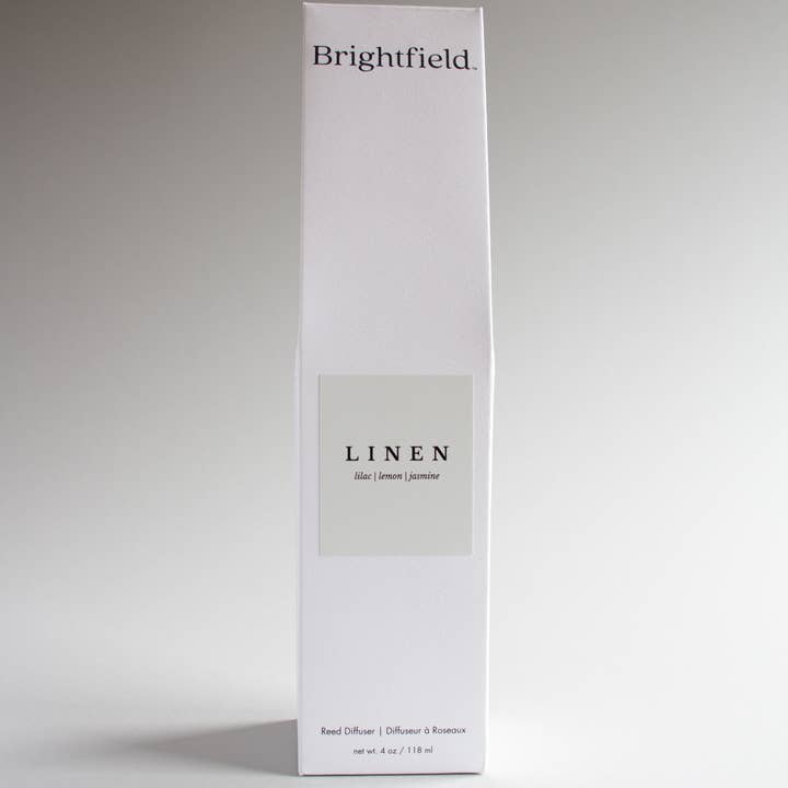 Brightfield - Wholesale Reed Diffuser - Linen Non-Toxic Sustainable Natural Scented Reed Diffuser