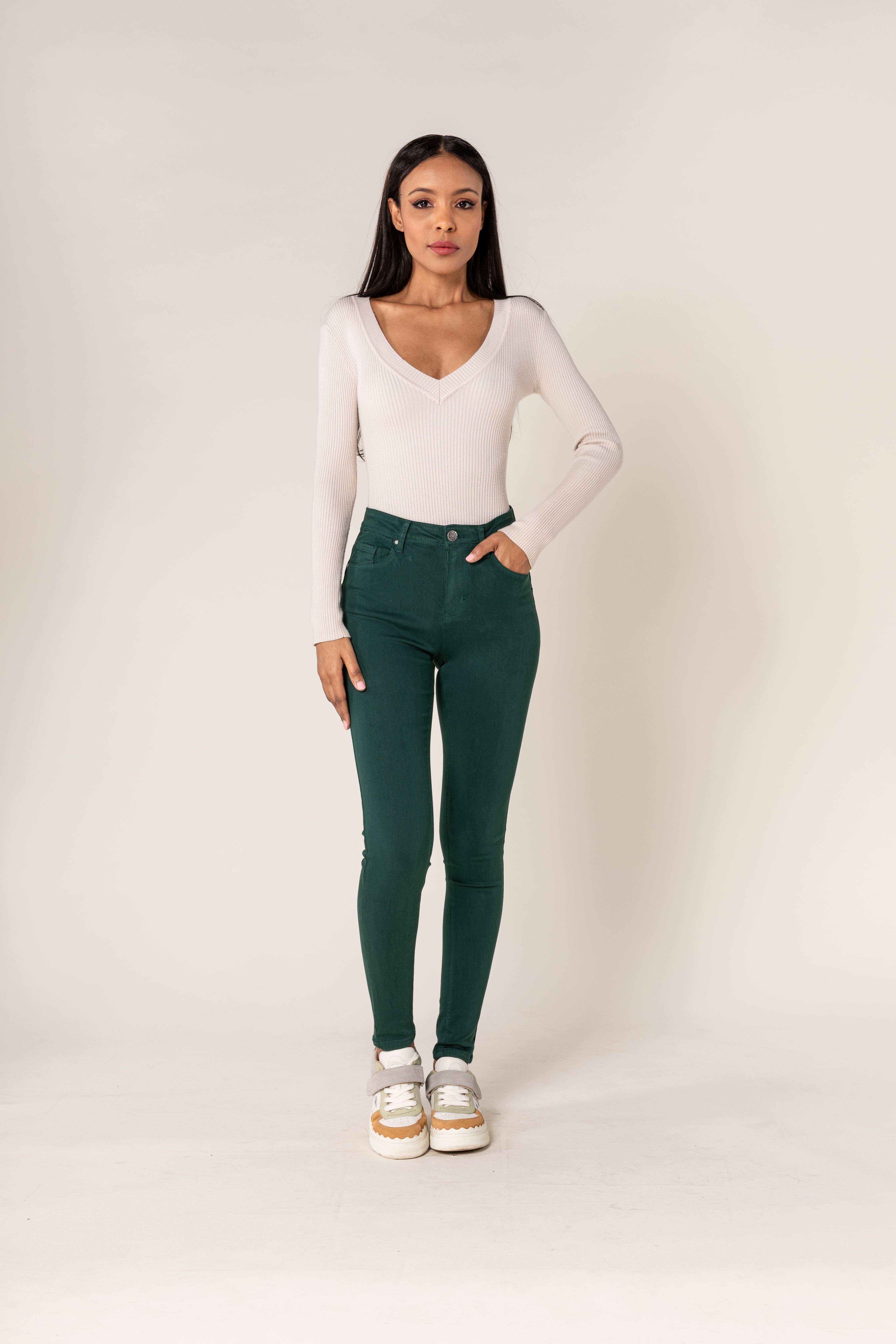 Nina Carter - Wholesale Jeans - Women's - Skinny Push Up Comfortable High Waist Super Stretch P10648