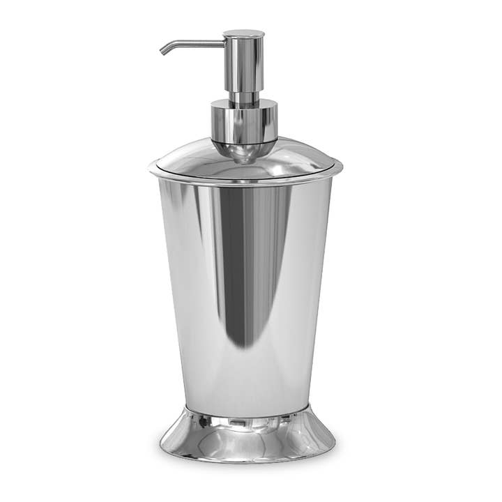 Madison Polished Stainless Steel Liquid Soap Pump for wholesale by nu steel