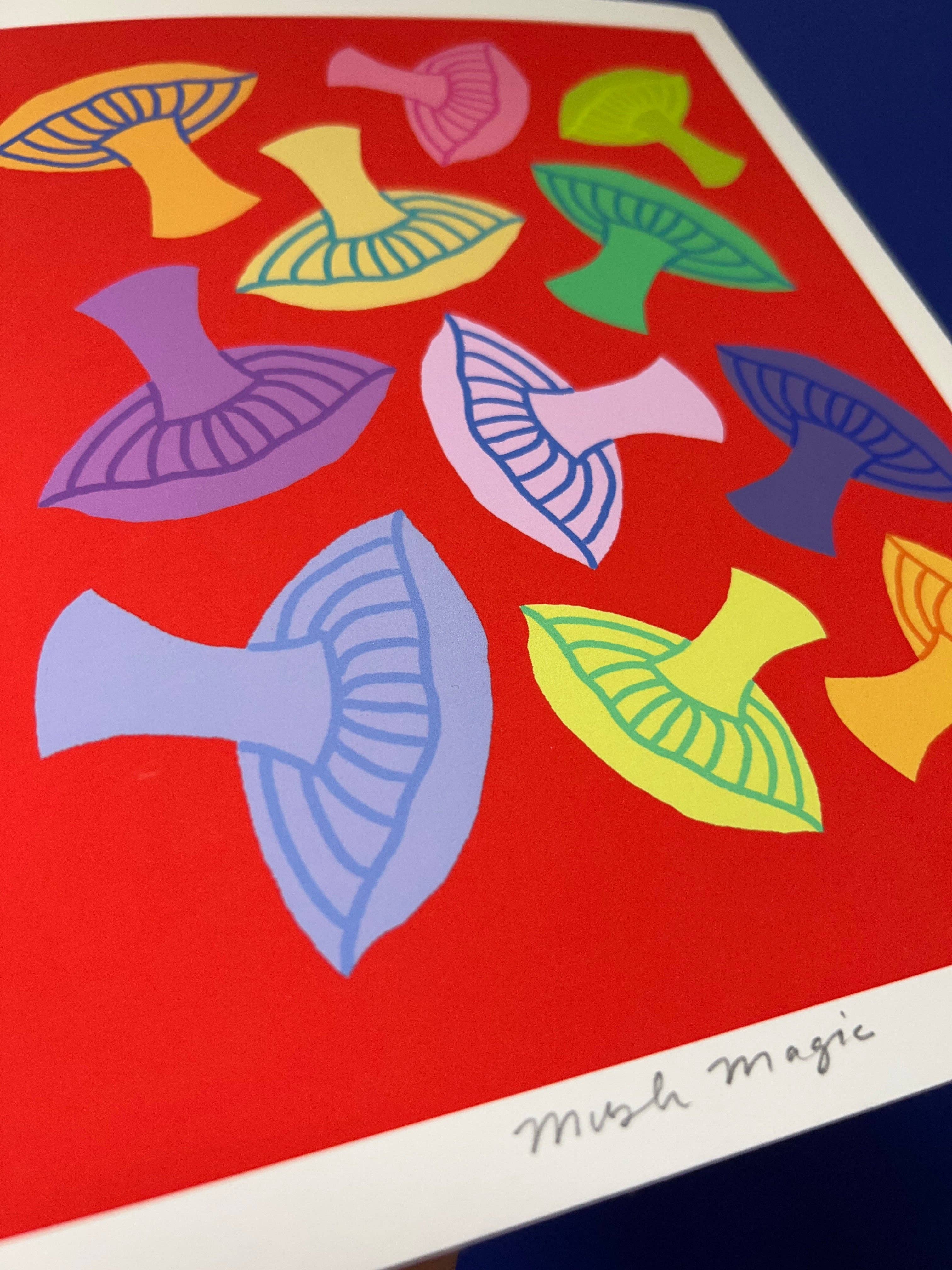 Rare Press - Wholesale Art Print - Mush Magic Giclée Print2