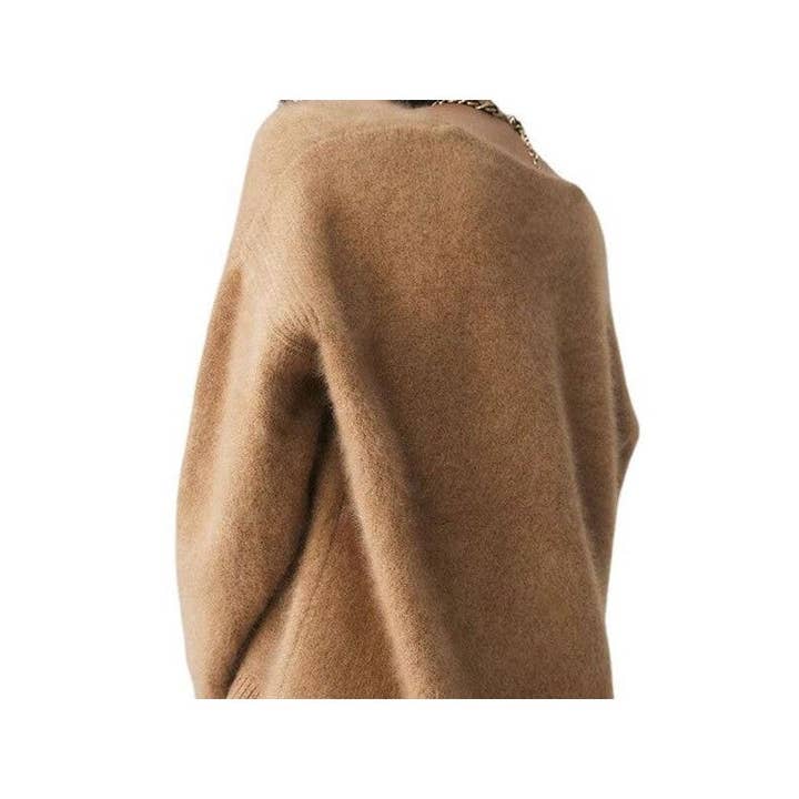 UZ Wholesale Store - Wholesale Knit Sweater - Women's - Loose V-Neck Cashmere-Like Sweater3