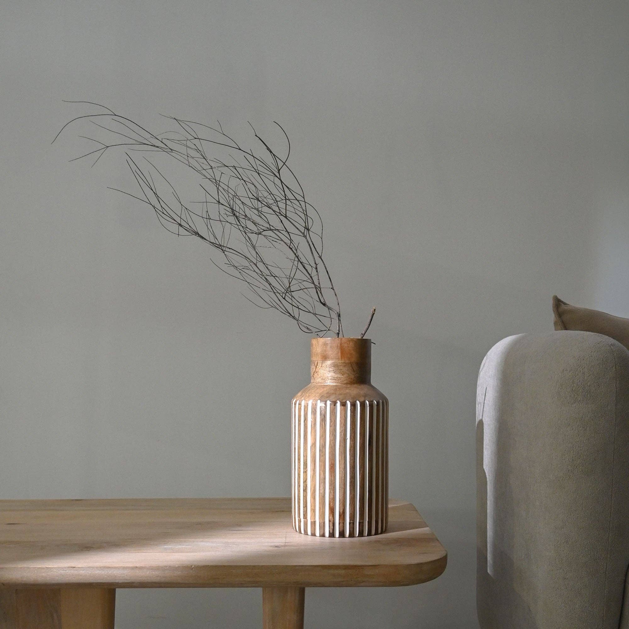 Expo Bazaar - Wholesale Vase - Jack Vase – Natural & White Matte Finish7