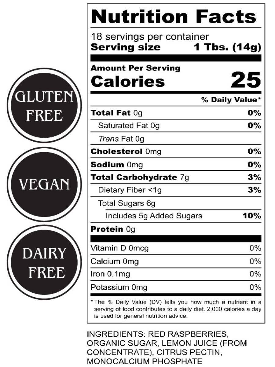 Tait Farm Foods - Wholesale Jam/Jelly - Raspberry Jam1