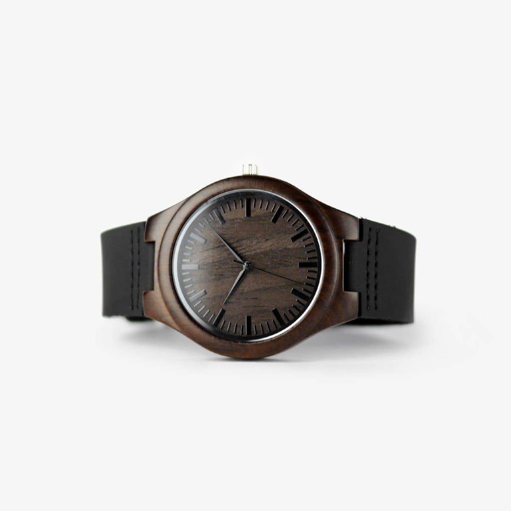 AvantWood - Wholesale Wrist Watch - Men's - Classic - Black Sandalwood - Men's Watch4