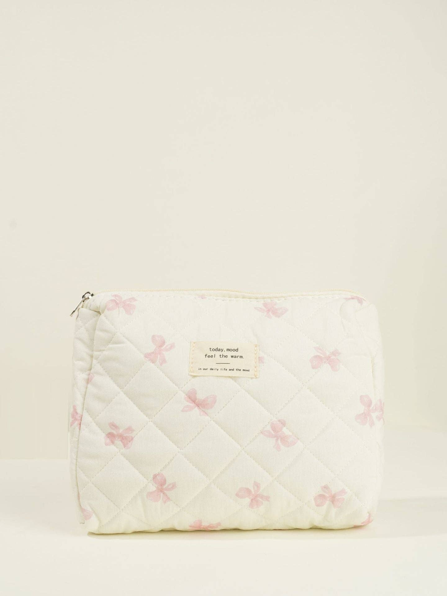 Dipped Shop - Vendita all'ingrosso Borsa per trucchi/cosmetici - Borsa porta trucco imbottita con stampa floreale e farfalle DPB01064