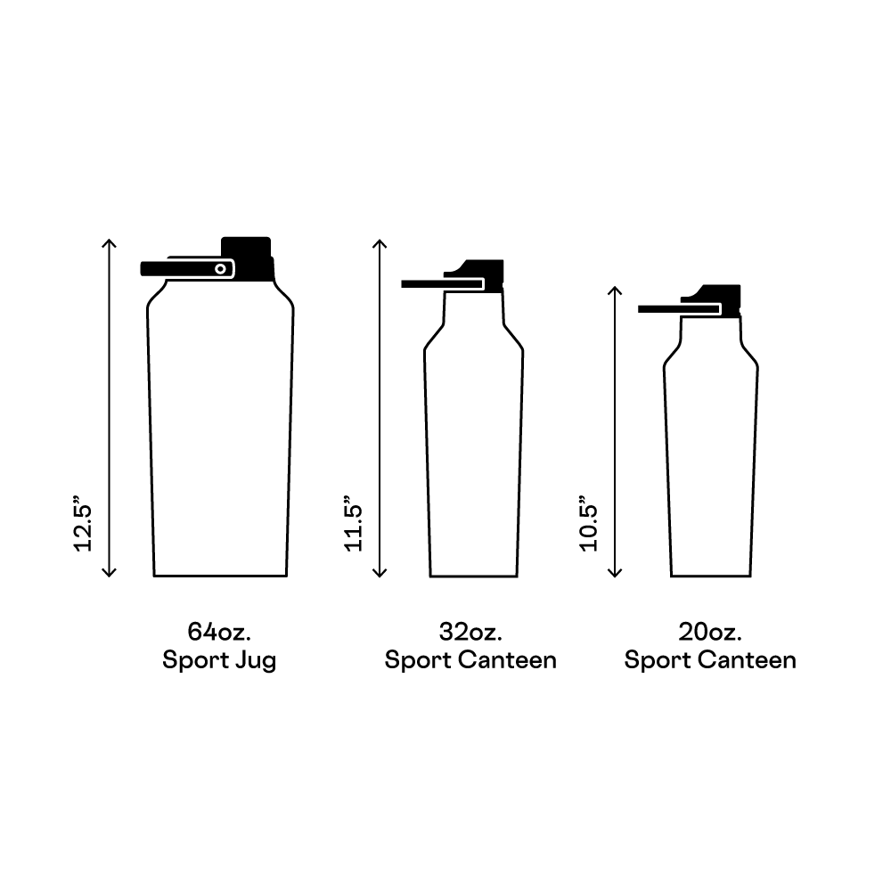 CORKCICLE - Wholesale Water Bottle - Sport Canteen - 32oz Sangria5
