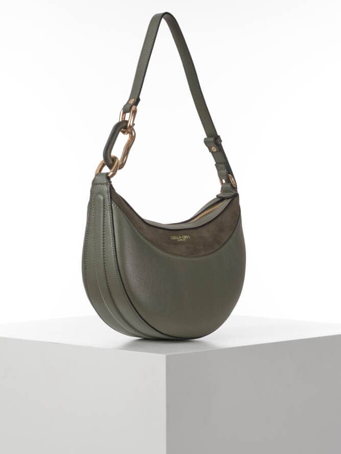 Hester Khaki Shoulder Bag for wholesale by Luella Grey London