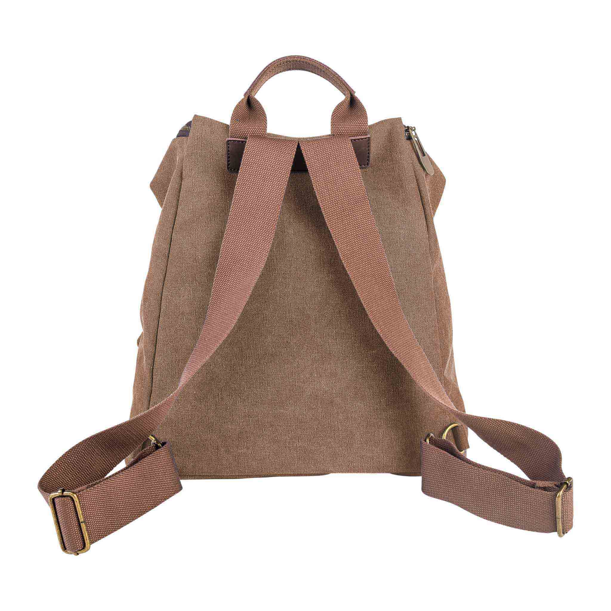 ZEDE PARIS - Wholesale Backpack - Women's - SAINT-PAUL - Canvas and leather backpack87
