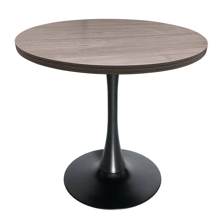 Bristol 36" Modern Round Wood Dining Table with Steel Base for wholesale by LeisureMod
