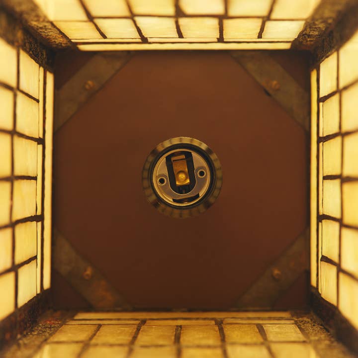 River of Goods - Wholesale Accent/Desk Lamp - 17"H Lilith Amber Hurricane Accent Lamp13