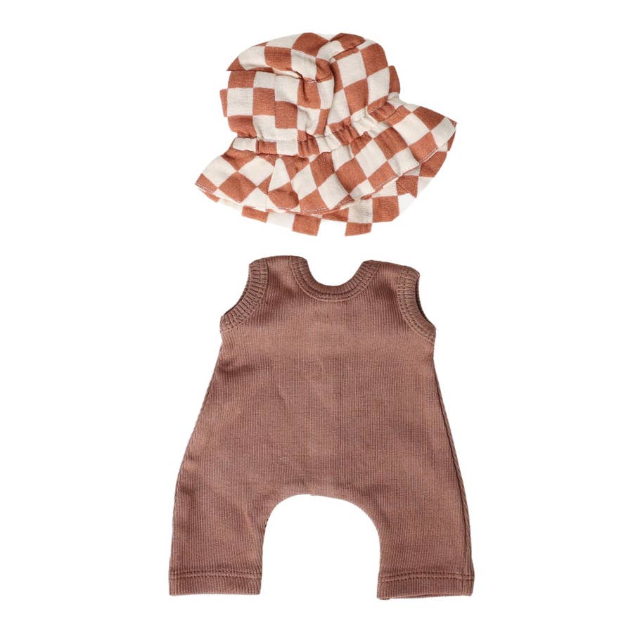 Jumpsuit and Hat Bundle | Thrush for wholesale by Bohemian Mama