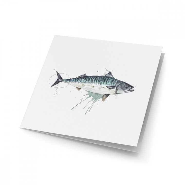 Large Art Cards - Mackerel for wholesale by Emmeselle