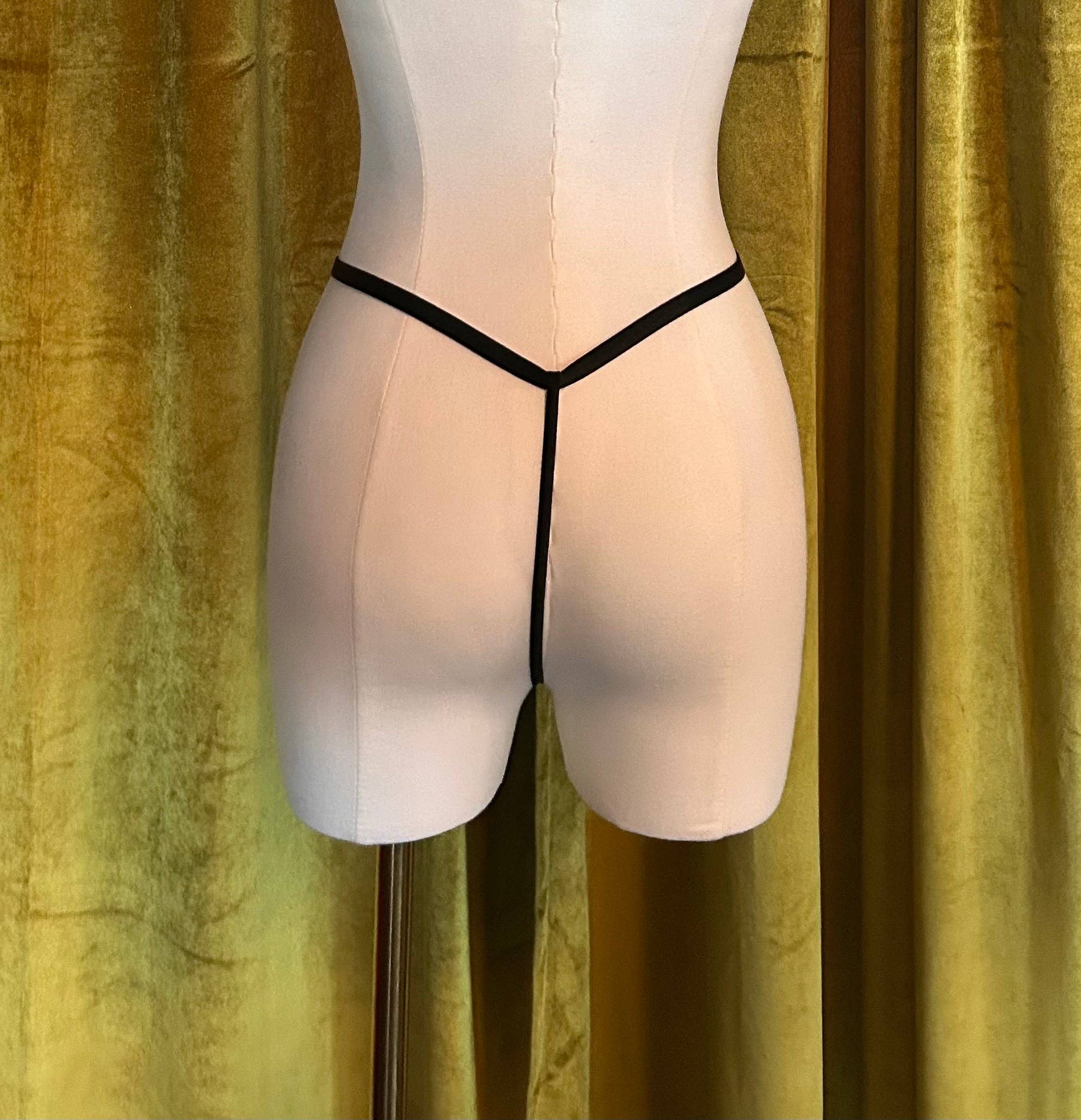 NOIR KILO BRAVA NOIR NŒUD MAILLE - STRING en vente sur Faire3