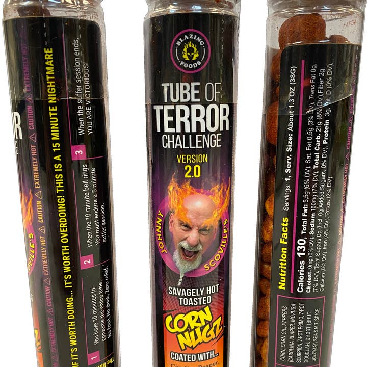 Tube of Terror Version 2.0 for wholesale by BLAZING FOODS