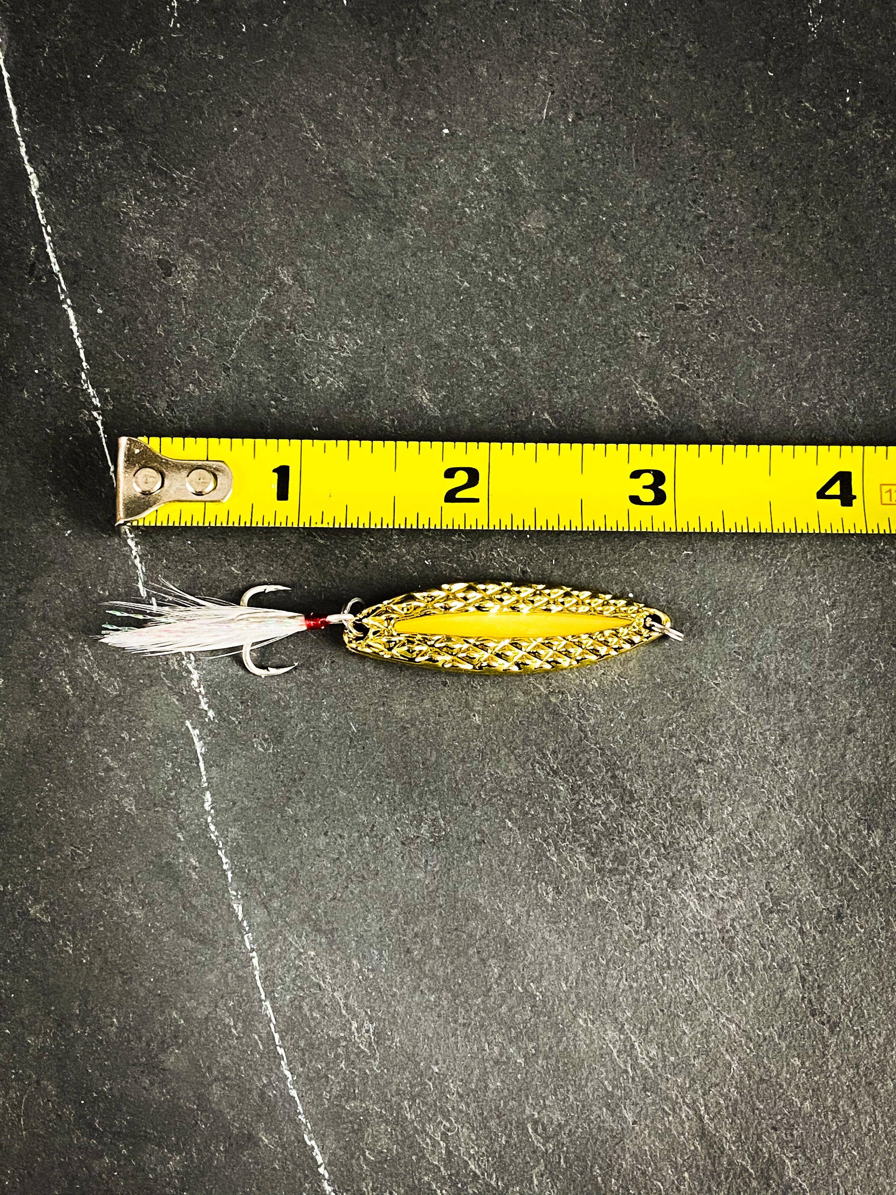 Outdoor Junction – Engroshandel Sportsudstyr – Lysende Metal Spinner Spoon med fjer diskant kroge1