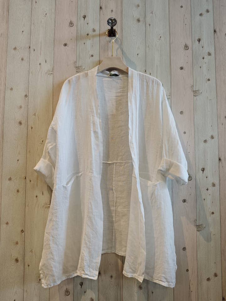 Linen & More - Wholesale Jacket – Women's - REF 13617 CARDIGAN MEDIUM LENGTH 100% LINEN6