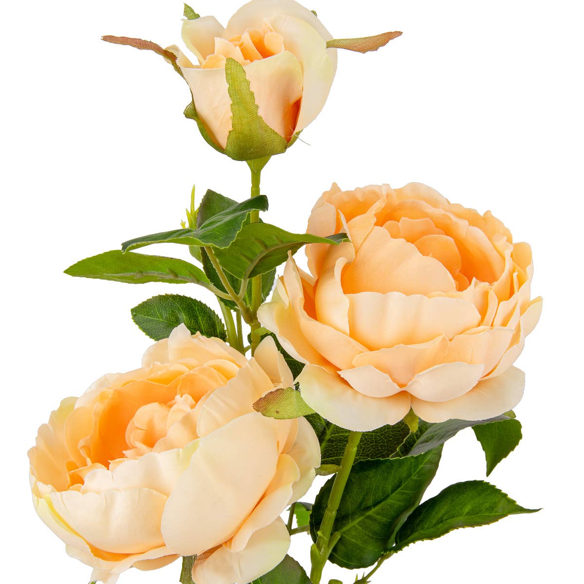 Eleganza Floral - Vendita all'ingrosso Fiori finti - Spray di rose da 70 cm x 3 rosa1