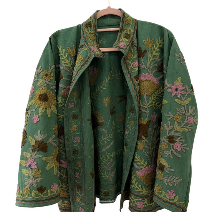 Kashmiri Suzani Jacket for wholesale by Tolatoli
