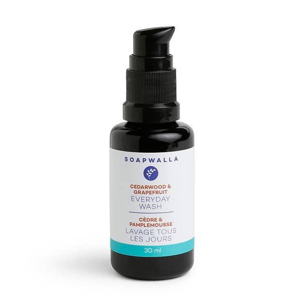 Travel Cedarwood & Grapefruit Everyday Wash, 30ml for wholesale by Soapwalla