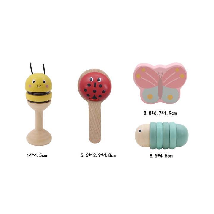 ToysLink - Wholesale Musical toy – Kids & baby - Wooden Happy Spring Animals Musical Instruments Set1