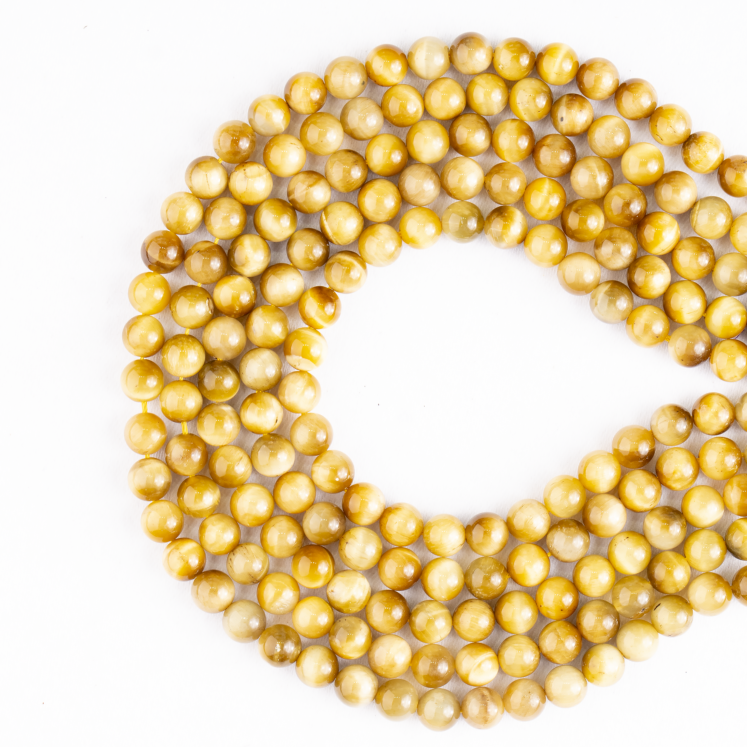 Soothing Crystals Beads - Wholesale Beads - Crystal Round Beads | Tiger Cats Eye Yellow | Gemstone Beads12