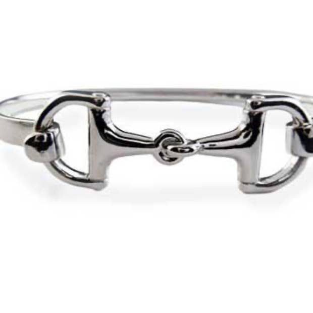 HoopLa - Wholesale Cuff Bracelet - Snaffle Cuff Bangle Bracelet- Brass5
