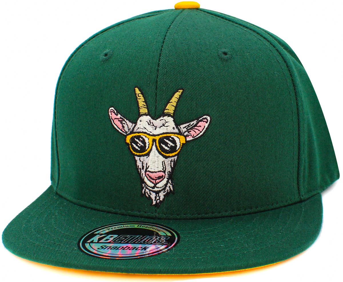 KBETHOS - Wholesale Flat Brim Cap - Men's - Goat Snapback8