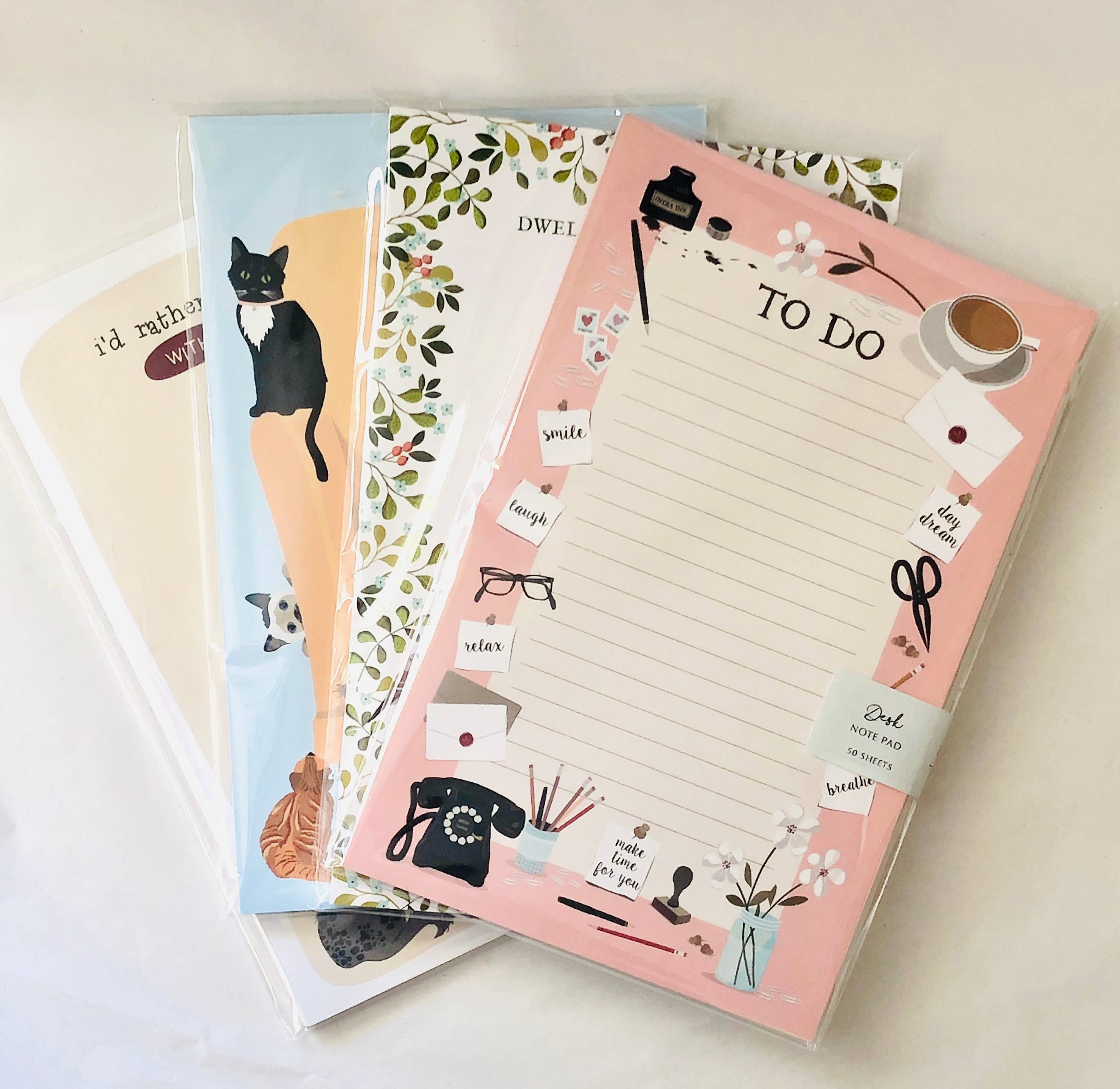 Merrily Paper - Wholesale Notepad - Cat Lover Notepad 5.5x8.5 Desk Memo Pad3