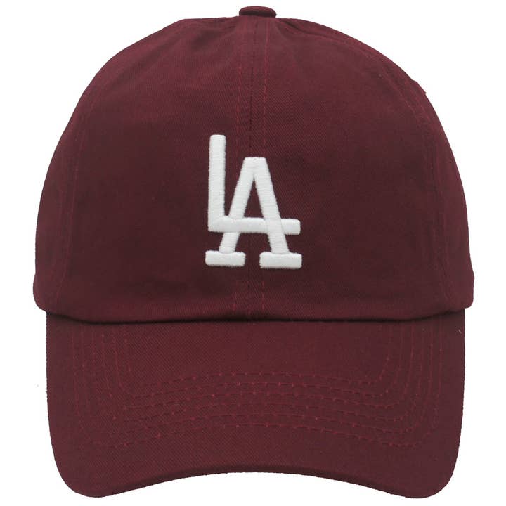 CASQUETTE EN COTON BRODÉE DESTINATION LA, IHT 72447CP pour la vente par JOIA ACCESSORIES