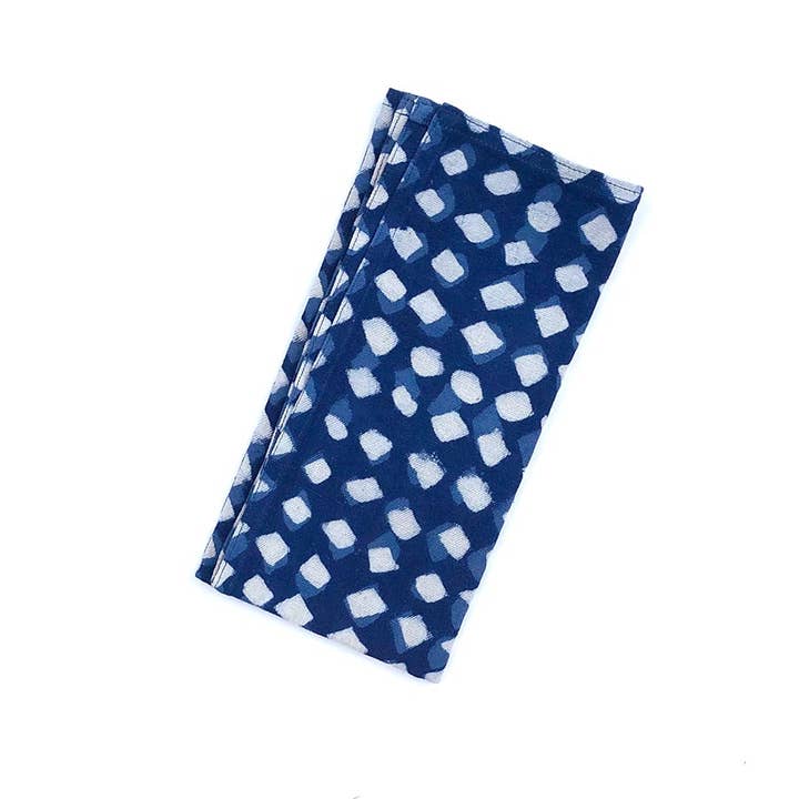 Ichcha - Wholesale Dinner & Cloth Napkin - Mix + Match Indigo Napkins