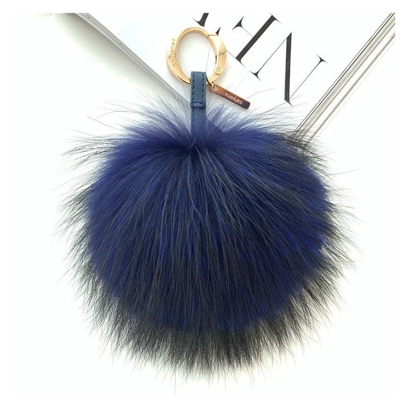 FurDecoration - Wholesale Keychain – Women's - 15CM Jumbo Pom Pom Plush Keychain7