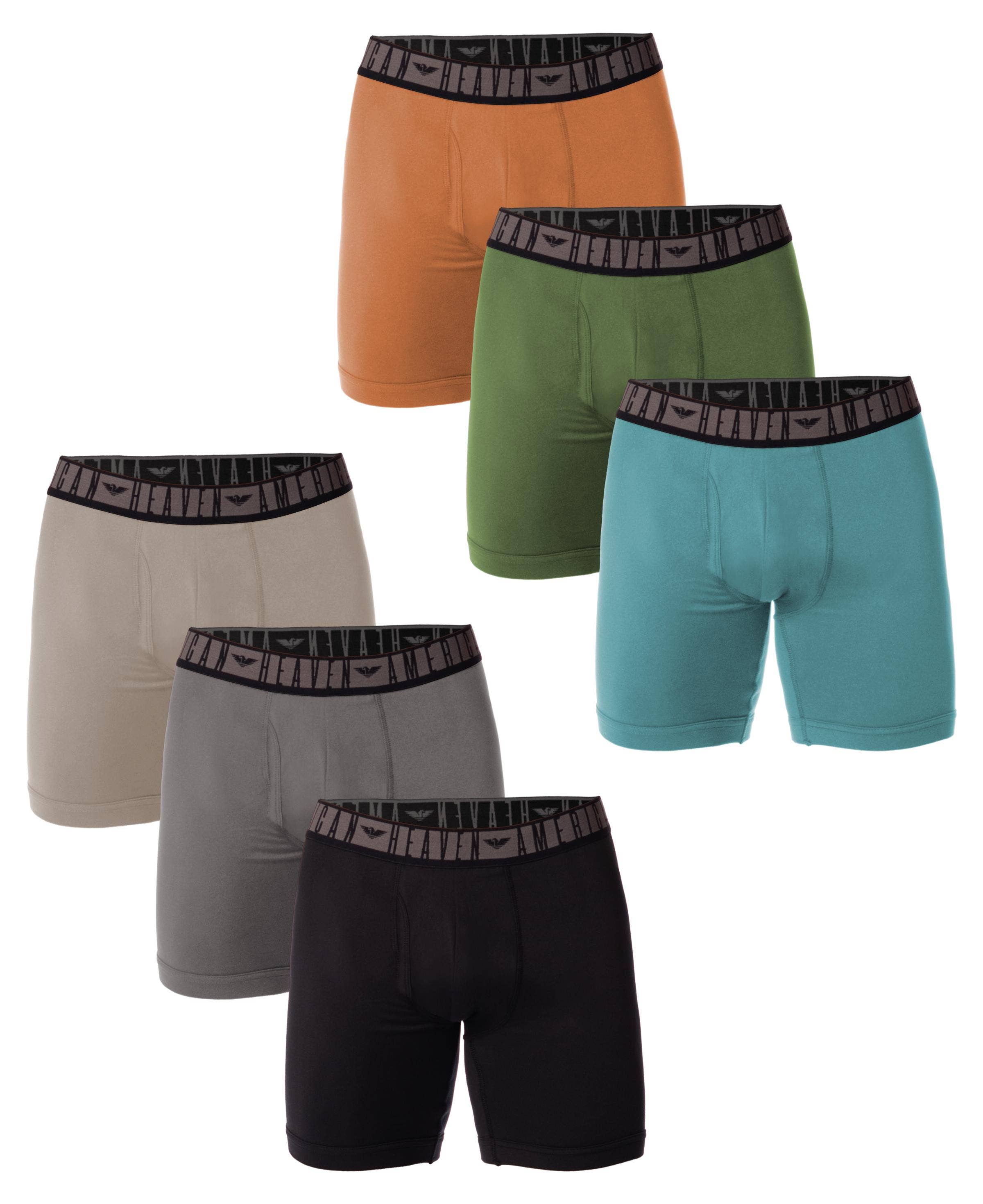 I-Wear Brands - Wholesale Underwear - Men's - 6 Pack Men's Ultra Soft Flex Fitted Boxer Brief12