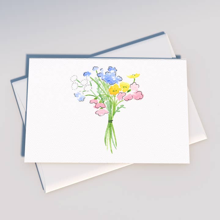 Tiday Art - Wholesale Everyday Greeting Card - Floral Bouquets Greeting Card Pack – A6 Set of Six5