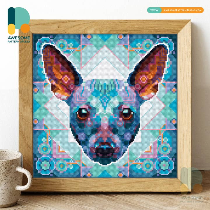 DS2207-120x120 Mandala American, kit per pittura a diamante per la vendita all'ingrosso da parte di Awesome Pattern Studio