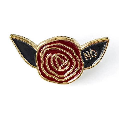 Resist Rose Enamel Pin - Activism and Empowerment for wholesale by The Storyline Styles
