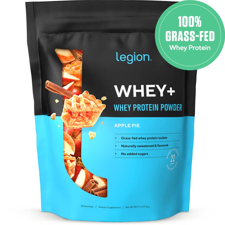 Legion Athletics, Inc. - Wholesale Protein/Superfood Powder - Legion Whey+ Natural Whey Protein Powder - 30 Servings (Apple Pie)10