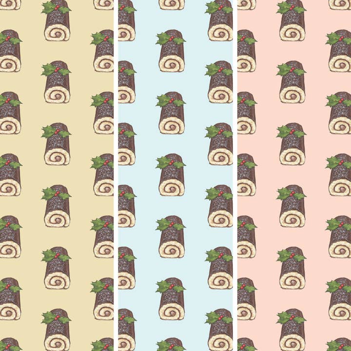 Yeesan Loh - Wholesale Flat Wrap - Gift Wrap / Desserts . Yule Log3