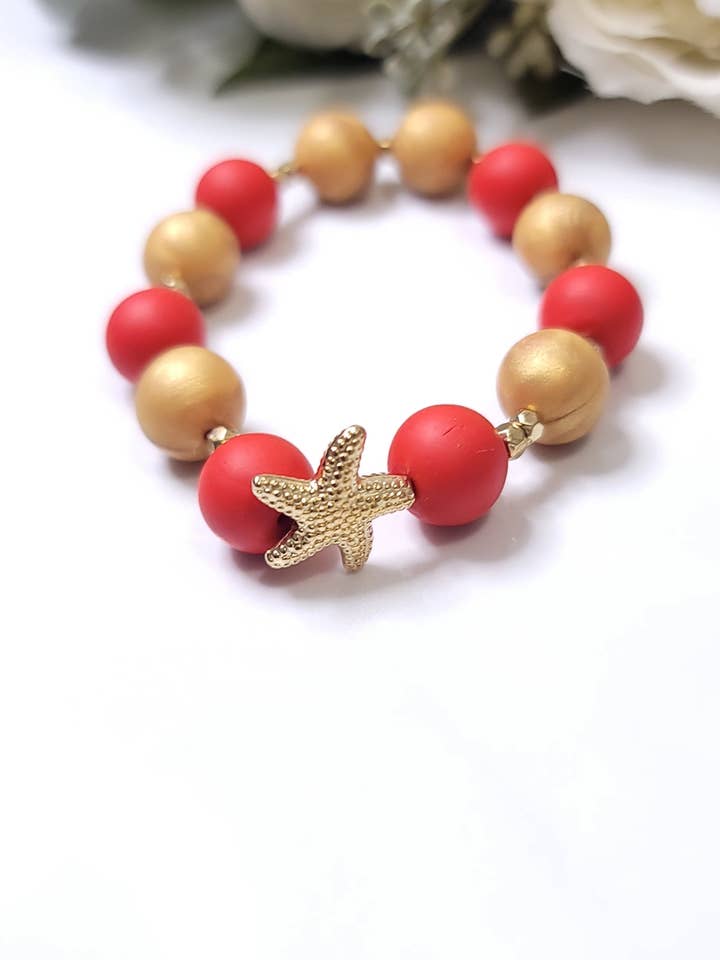 Étoile de mer de Corail pour la vente par Little Treasures Jewelry