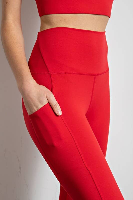 Sunday Morning - Wholesale Athletic/Lounge Leggings - Women's - P326237 HIGH WAIST YOGA PANTS WITH SIDE POCKETS19